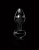 Pipedream Icicles No.44 - стеклянная анальная пробка, 6,5х2,5 см (черный) Pipedream Icicles No.44 - стеклянная анальная пробка, 6,5х2,5 см (черный)