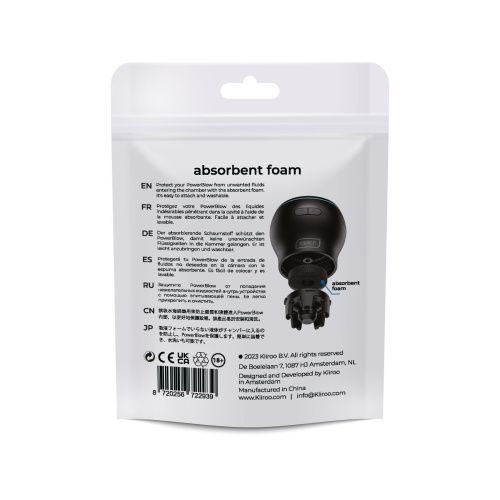 Впитывающая губка Kiiroo Powerblow Absorbent Foam, 5 шт