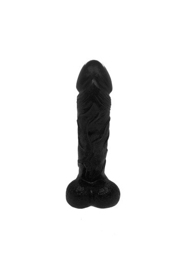 Чистий Кайф Black size L - Крафтове мило-член з присоскою, 16,5 х3,8 см (чорний) - купити в Києві, Україні