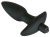 Orion Black Velvet Vibrating Plug Medium анальная пробка с вибрацией, 15х3 см (M)