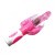 LyBaile - Pretty Bunny Vibrator - Triple Pleasure - Анально-вагинальный вибратор с клиторальным отростком, 22.3х3.2 см (розовый) LyBaile - Pretty Bunny Vibrator - Triple Pleasure - Анально-вагинальный вибратор с клиторальным отростком, 22.3х3.2 см (розовый)