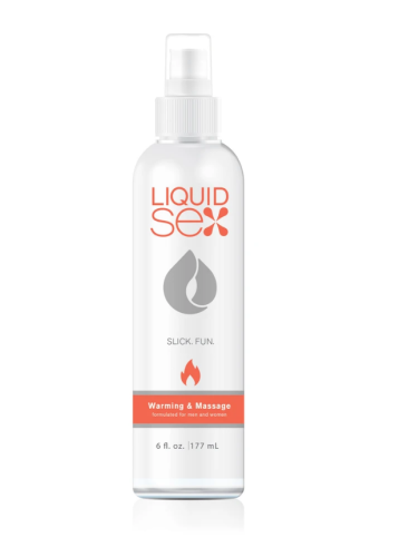 Topco Sales Liquid Sex Warming & Massage, 6 fl. oz. - согревающий лубрикант на водной основе 2 в 1, 177 мл