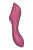 Satisfyer Curvy Trinity 3 - Вакуумный вибратор и стимулятор для точки G, 17.5х5.3 см (красный)