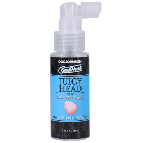 Doc Johnson Goodhead Juicy Head Dry Mouth Spray спрей от сухости во рту для орального секса со вкусом сахарной ваты, 59 мл