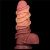 Фаллоимитатор Dual-Layered Silicone Cock With Rope 9.5", 24.5 см Фаллоимитатор Dual-Layered Silicone Cock With Rope 9.5", 24.5 см