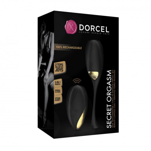 Dorcel Secret Orgasm виброяйцо с вибропультом, 6.2х3.2 см