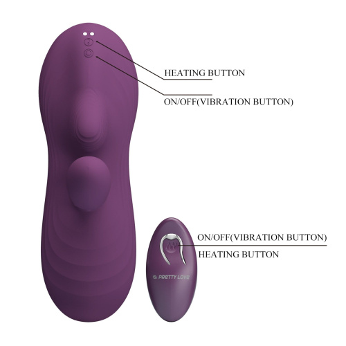 Вибромассажер Pretty Love Luka Heating Sit-Down Pad