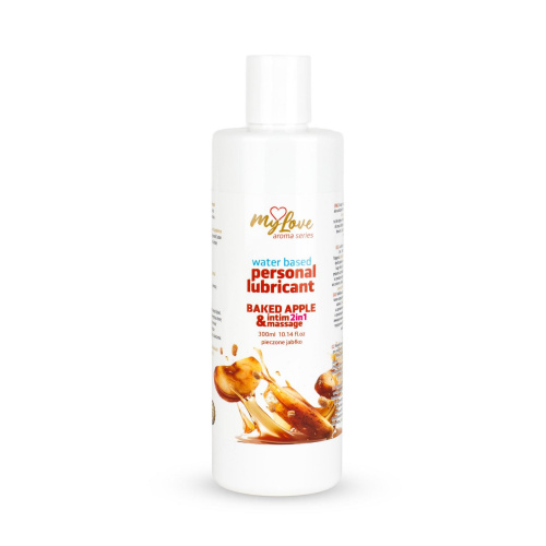 2в1 лубрикант и массажный гель - MyLove Aroma Series Intim&Massage Baked Apple, 300 мл
