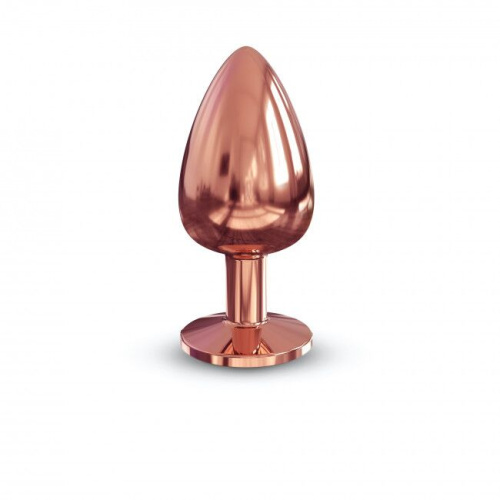 Dorcel Diamond Plug L металлическая анальная пробка с кристаллом, 9.5х4.1 см (чёрный)