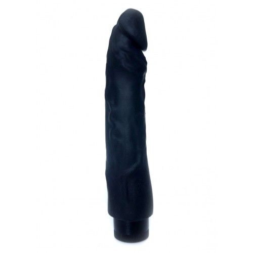 Boss - Real Skin - Вибратор, 22.5х4 см (чёрный)