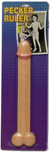 Hao Toys Pecker Ruler - Сексуальная рулетка, 30 см