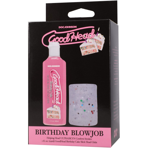 Набор для минета на день рождения Doc Johnson GoodHead Birthday Blowjob Kit
