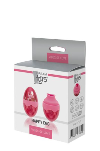 Dream Toys Vibes Of Love Happy Egg - Клиторальный стимулятор, 6,5 см (розовый)
