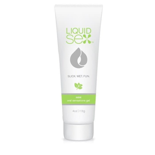 Оральный лубрикант с мятным вкусом Liquid Sex, 113 мл