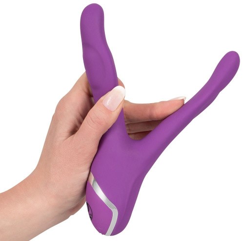 Orion - Sweet Smile Double Vibrator - Hi-tech вибратор, 18.7х3.6 см