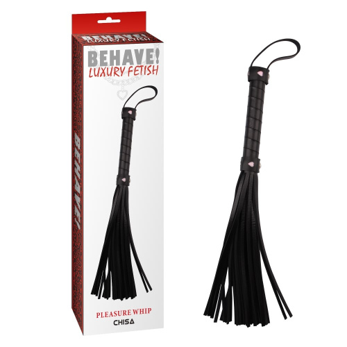 Behave! Pleasure Whip плеть с мягкими хвостами, 46 см