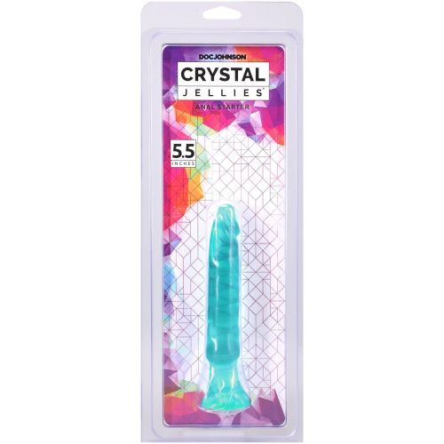Анальный дилдо Doc Johnson Crystal Jellies Anal Starter, 15,2 см