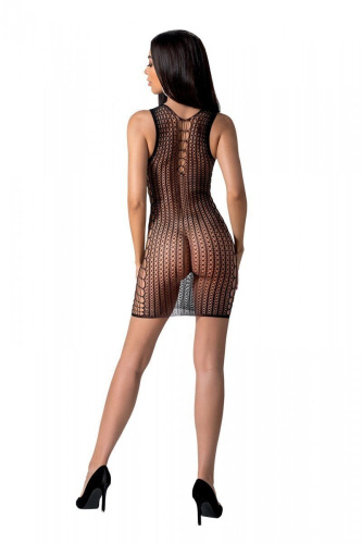 Мини-платье с вертикальным узором Passion BS097, One Size