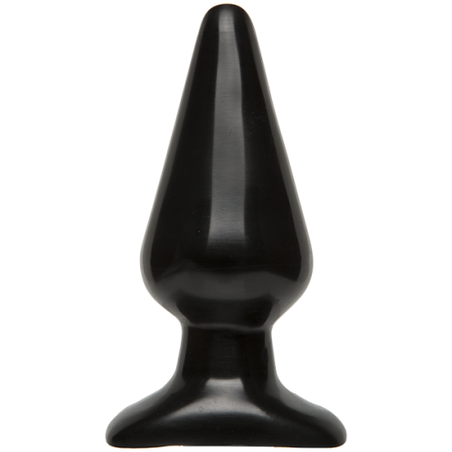 Анальна пробка Classic Butt Plug Large, Чорний, 12,7x5,7 см - купити в Києві, Україні