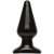Анальна пробка Classic Butt Plug Large, Чорний, 12,7x5,7 см - купити в Києві, Україні