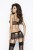 Passion Canne Set - Комплект белья: лиф-бандо, пояс-юбочка, стринги, S/M (чёрный) Passion Canne Set - Комплект белья: лиф-бандо, пояс-юбочка, стринги, S/M (чёрный)