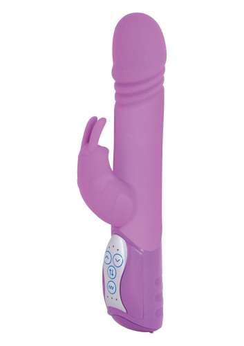 Seven Creations E Rabbit Thruster - вибратор кролик с толчковыми движениями, 24.5х3.5 см