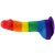 Фаллоимитатор c мошонкой Pride Dildo Silicone Rainbow, 14,5х4 см Фаллоимитатор c мошонкой Pride Dildo Silicone Rainbow, 14,5х4 см