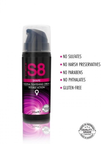 Stimul8 S8 Tightening Creme Shape - Подтягивающий вагинальный крем, 30 мл