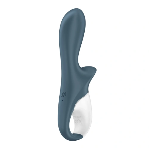 Satisfyer Air Pump Booty 2 - Надувний анальний вібратор, 19х6 см (сірий) - купити в Києві, Україні