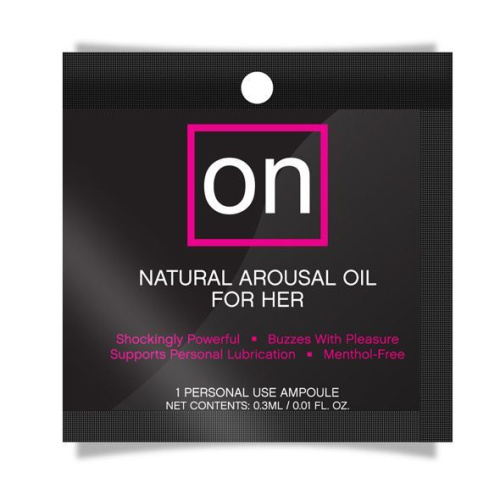 Sensuva - ON Arousal Oil for Her Original - Пробник возбуждающего масла для клитора, 0,3 мл