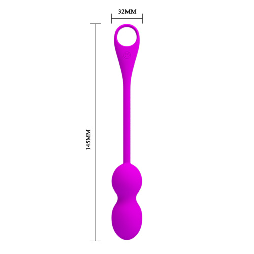Pretty Love Elvira Phone Control Vibro Balls вагінальні віброкульки з керуванням зі смартфона, 14.5х3.2 см - купити в Києві, Україні
