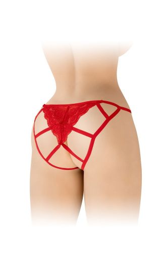 Трусики с открытым доступом Fashion Secret Zoe, One Size красные