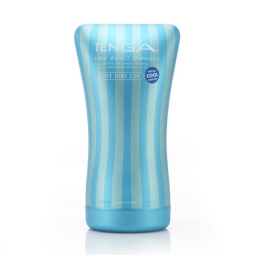 Tenga Cool Edition Soft Tube Cup - Мастурбатор с охладжающим эффектом, 17х5 см (белый)