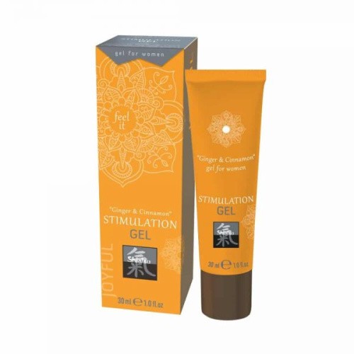 Hot Shiatsu Stimulation Gel Ginger & Cinnamon - Стимулюючий гель для жінок, 30 мл - купити в Києві, Україні