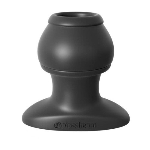 Pipedream Open Wide Tunnel Plug XL - большой анальный тоннель, 7.4х4.9 см (черный)