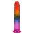 Дилдо Doc Johnson Crystal Jellies 7.5 Inch Dong Rainbow, 19,7 см - купити в Україні | Секс шоп SEX-SHOP.ua