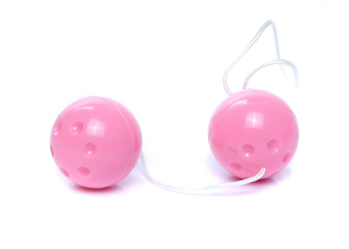 Boss Duo-Balls Light Pink - Вагинальные шарики, 21х3,3 см (розовый)
