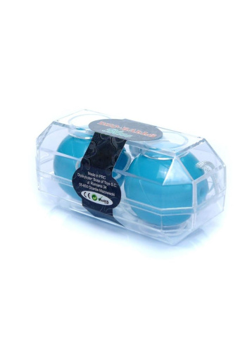 Boss Duo-Balls Light Blue - Вагинальные шарики, 21х3,3 см (голубой)