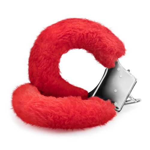 Наручники металические с мехом Love Cuffs Crushious