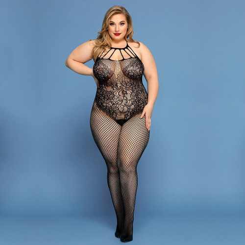 Сетчатый бодистокинг JSY «Откровенная Мадлен» Plus Size