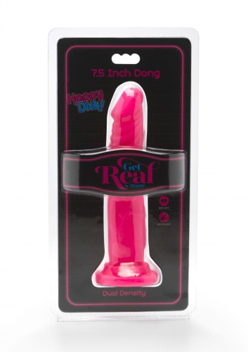 Фаллоимитатор на присоске Get Real Happy Dicks 7.5 Inch, 19 см