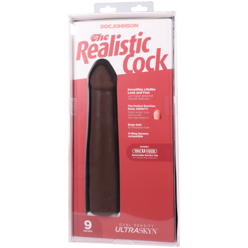Фалоімітатор Doc Johnson The Realistic Cock ULTRASKYN 9 Inch, 22,9 см - купити в Україні | Секс шоп SEX-SHOP.ua