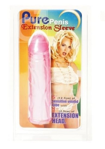 Nmc Pure Penis - утолщающая насадка на член, +2.5 см (фиолетовый)