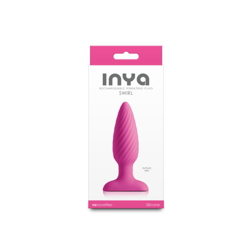 Анальная пробка с вибрацией NS Novelties INYA - Swirl