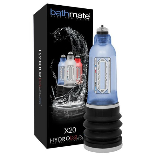 Bathmate HydroMax5 Penis Pump - Гидронасос для члена, 24.5х5.5 см (синий)