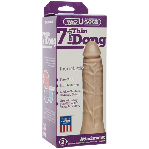 Vac-U-Lock Thin Natural - Насадка, 18х3,5