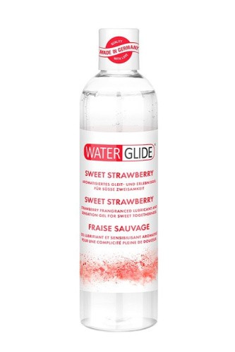 Waterglide Strawberry - смазка с ароматом клубники, 300 мл