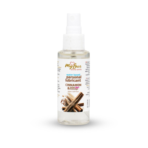 2в1 лубрикант и массажный гель - MyLove Aroma Series Intim&Massage Cinnamon, 50 мл