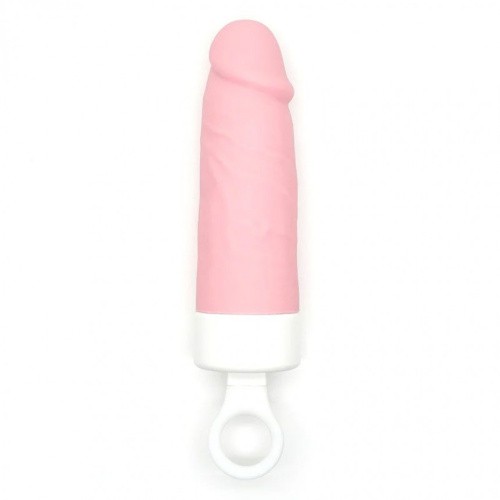 CuteVibe Teddy Brown (Pink Dildo) - Реалистичный вибратор под видом мороженого