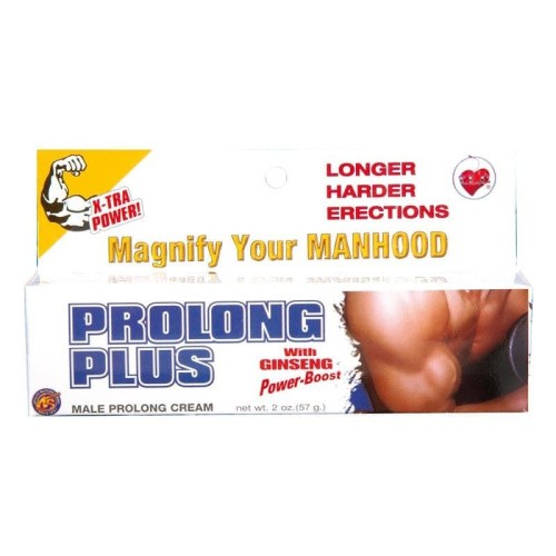 Topco Sales Prolong Plus with Ginseng Power-Boost - Пролонгирующий крем, 56 г